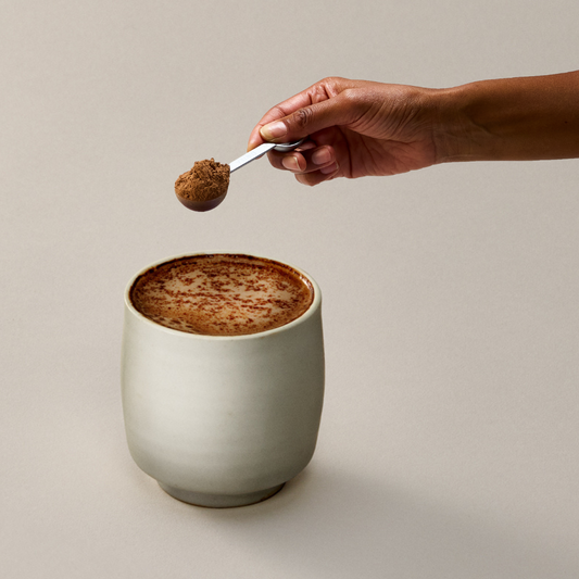 DIRTEA Paleo Morning Mushroom Mocha Recipe: Grain-Free Energy Boost