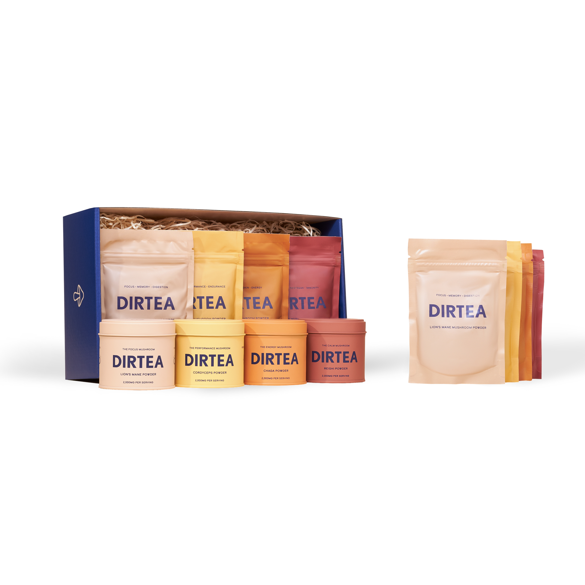 Dirtea Boxset Pouches & Tins